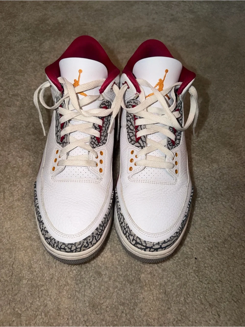 Jordan 3 Cardinal Red